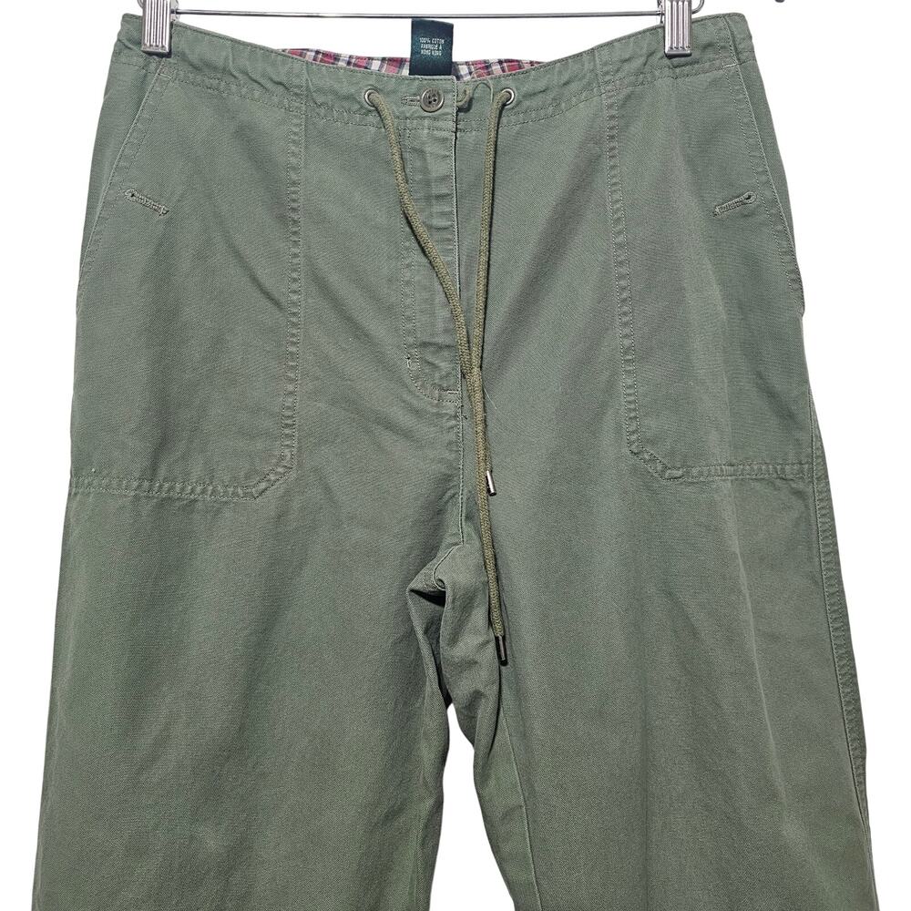 Ralph Lauren Utility Pant Tie String Cotton Olive green size M (see measurements - Picture 4 of 8